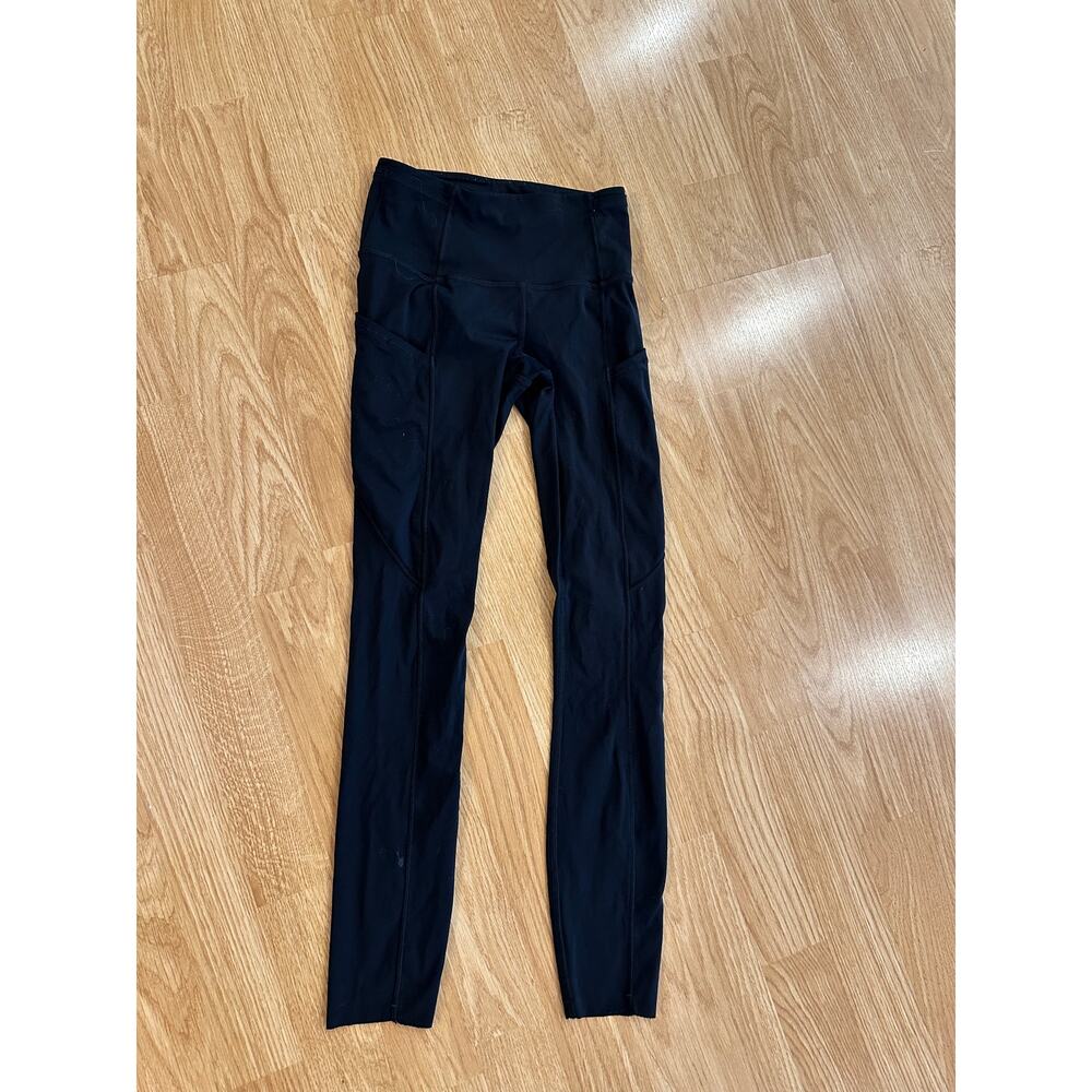 Lululemon Fast & Free 7/8 Tight II, Black, Size 0 - Picture 7 of 8